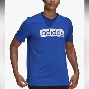 NWOT Adidas Men’s Graphic Tee Size Medium in Royal Blue